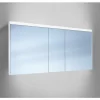 Besorgen 🔥 SCHNEIDER ELECTRIC Schneider O- Line LED Spiegelschrank 012 150/3/LED, 3 Türen, Beleuchtung Oben, Ausführung: EU-Norm/Korpus Weiss – 164.150.02.02 🔥 7