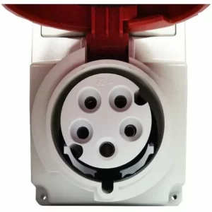 Billig 🎉 SCHNEIDER ELECTRIC Schneider Vertikale Verriegelte Steckdose 3X32A+NT 400V IP65 82197 🧨 6