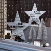 Neu 🎉 SCHNEIDER ELECTRIC Deko Stern Mit Präsentationsfläche Weihnachtsdekoration Tischdeko Grau Groß ⭐ 14