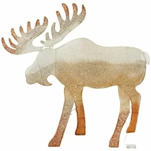 Budget 🎁 SCHNEIDER ELECTRIC LED-Figur XMAS Elch Kjell Zum Aufklappen 120cm Hoch Weihnachten Weihnachtsdeko ✨ 6