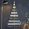 Rabatt ⌛ SCHNEIDER ELECTRIC Wand-Deko-Schild X-MAS Mit Weihnachtsbotschaft Türschild Holzschild 62 X 110 Cm 🔔 8
