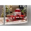 Billig 👍 SCHNEIDER ELECTRIC Deko-Objekt Schlitten Weihnachtsdeko Holz Rot Schaufensterdeko L74 X B31 X H16cm ✨ 8