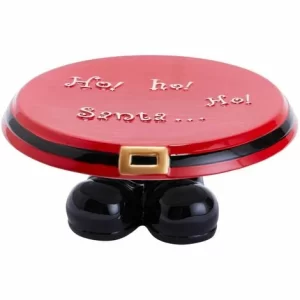 Aktion 👍 SCHNEIDER ELECTRIC Tortenplatte Weihnachtsmann Keramik Kuchenplatte Servierplatte XMAS – Ca. ø21 Cm ⌛ 9