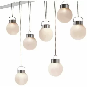 Budget ✨ SCHNEIDER ELECTRIC LED Hänge-Solarleuchte Kugel Außenleuchte Dämmerungsautomatik Metall Kunststoff 👏 7