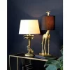 Schlussverkauf 👍 SCHNEIDER ELECTRIC Tischleuchte Tischlampe Lampe Mit Metallfuß Monkey Leuchte Deko Höhe Ca. 58 Cm ✔️ 17