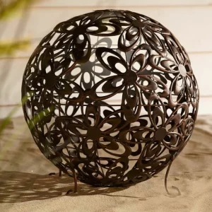 Blitzangebot ⌛ SCHNEIDER ELECTRIC Solarleuchte Blumenkugel Solarkugel Solarlampe Gartenlampe Gartendeko 40 Cm ❤️ 6