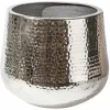 Billig 🧨 SCHNEIDER ELECTRIC Übertopf Pflanzenübertopf Blumentopf Sienna Gehämmert Aluminium ø39 Cm 😍 5