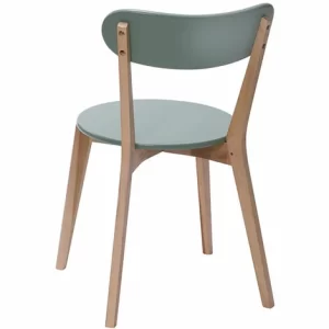 Auslauf 🧨 SCHNEIDER ELECTRIC Holzstuhl Finn Küchenstuhl Wohnzimmerstuhl Konferenzstuhl Grün B44 X T54 X H80 Cm 😍 8