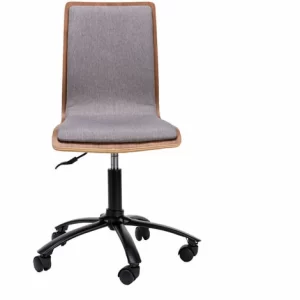 Schlussverkauf 🛒 SCHNEIDER ELECTRIC Holz-Drehstuhl Lara – Gepolsterte Sitzfläche, Schreibtischstuhl Drehsessel Holz ❤️ 11