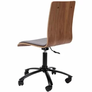 Schlussverkauf 🛒 SCHNEIDER ELECTRIC Holz-Drehstuhl Lara – Gepolsterte Sitzfläche, Schreibtischstuhl Drehsessel Holz ❤️ 13