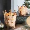 Schlussverkauf ✔️ SCHNEIDER ELECTRIC Deko-Windlicht-Set, 2-tlg. Kronen Mit Stern-Dekor Weihnachtsdekoration Tischdeko 😀 13