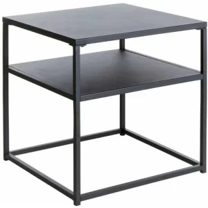 Coupon 🤩 SCHNEIDER ELECTRIC Beistelltisch Lara Couchtisch Tisch Sofatisch Nachttisch Mit Ablage Metall 😍 6