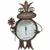 Angebote 👍 SCHNEIDER ELECTRIC Thermometer Außenthermometer Gartenthermometer Frosch Rost ø25 Cm Braun 🤩 5