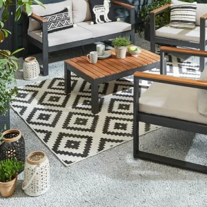 Bestes Angebot 🤩 SCHNEIDER ELECTRIC Outdoor-Wende-Teppich Rico 160×230 Cm Gartenteppich Terrassenteppich Flachgewebt 🥰 9
