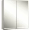 Auslauf ✨ SCHNEIDER ELECTRIC Schneider GRACELINE LED Lichtspiegelschrank, 2 Doppelspiegeltüren, 70x70x12cm, 116.470., Ausführung: EU-Norm/Korpus Silber Eloxiert – 116.470.02.50 🎁 7