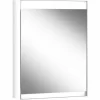 Brandneu ✔️ SCHNEIDER ELECTRIC Schneider ADVANCED Line Superior LED Lichtspiegelschrank, 1 Tür Anschlag Links, Steckdose Rechts, Grau, 60x76x14.7cm, 180.062., Ausführung: EU-Norm/Korpus Grau – 180.062.02.04 ✔️ 7