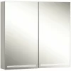 Bestes Angebot ⌛ SCHNEIDER ELECTRIC Schneider GRACELINE LED Lichtspiegelschrank, 2 Doppelspiegeltüren, 80x70x12cm, 116.480., Ausführung: CH-Norm/Korpus Silber Eloxiert – 116.480.01.50 🥰 7