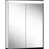 Rabatt ✨ Schneider LOWLINE Basic FL Lichtspiegelschrank, 2 Doppelspiegeltüren, 60×74,8×13,5cm, 171.061., Ausführung: CH-Norm/Korpus Weiss – 171.061.01.02 🥰 19