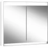 Am billigsten 🔔 SCHNEIDER ELECTRIC Schneider ADVANCED Line Superior LED Lichtspiegelschrank, 2 Türen, Grau, 80x76x14.7cm, 180.080., Ausführung: CH-Norm/Korpus Grau – 180.080.01.04 👍 5