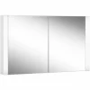 Budget 🛒 SCHNEIDER ELECTRIC Schneider EASY Line Superior LED Lichtspiegelschrank, 2 Doppelspiegeltüren, 120x70x14cm, 175.120., Ausführung: EU-Norm/Korpus Weiss/3000K – 175.120.02.0201 ❤️ 5
