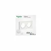 Schlussverkauf 💯 SCHNEIDER ELECTRIC S520804 TOUCH FRAME 2 L MENTS, WEISS ❤️ 7