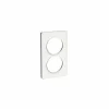 Rabatt 👍 SCHNEIDER ELECTRIC ODACE TOUCH, WEISSE PLATTE 2 VERTIKALE POSITIONEN 57MM 😉 5