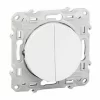 Neu 🎁 SCHNEIDER ELECTRIC S520273 ODACE, DOPPELTER ZWEIWEGE-BELEUCHTETER SCHALTER, 10 A, WEISS ODACE, ZWEIWEGE + ZWEIWEGE BELEUCHTET ⭐ 7