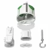 Bestes Angebot ❤️ SCHNEIDER ELECTRIC SCHNEIDER MULTIFIX AIR CENTER POINT DCL FLUSH D67 P50 + E27 SOCKEL + BLATT – IMT35021 🎁 5