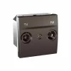 Billig 👍 SCHNEIDER UNICA ALU TV-STECKDOSE BLIND E 2 MODULE SCHNEIDER ELECTRIC SCHMGU3.462.30 💯 7