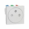 Neu ⭐ UNICA – DREIFACHE STECKDOSE 2P+E – FR – 45 – WEISS – M AC NUR SCHNEIDER ELECTRIC NU307918 🛒 5