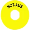 Neu 🛒 Schneider Electric Not-Halt-Schild ZBY8230 🔔 7